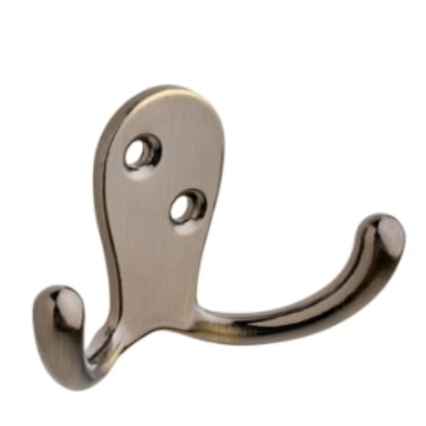 Aretro Hooks Hangers, Double Vertical Heavy Duty, Antique Brass, Robe Hook, Coat Hook, Back of Door, Wall Hanger (Double Vertical Heavy Duty, Antique Brass)