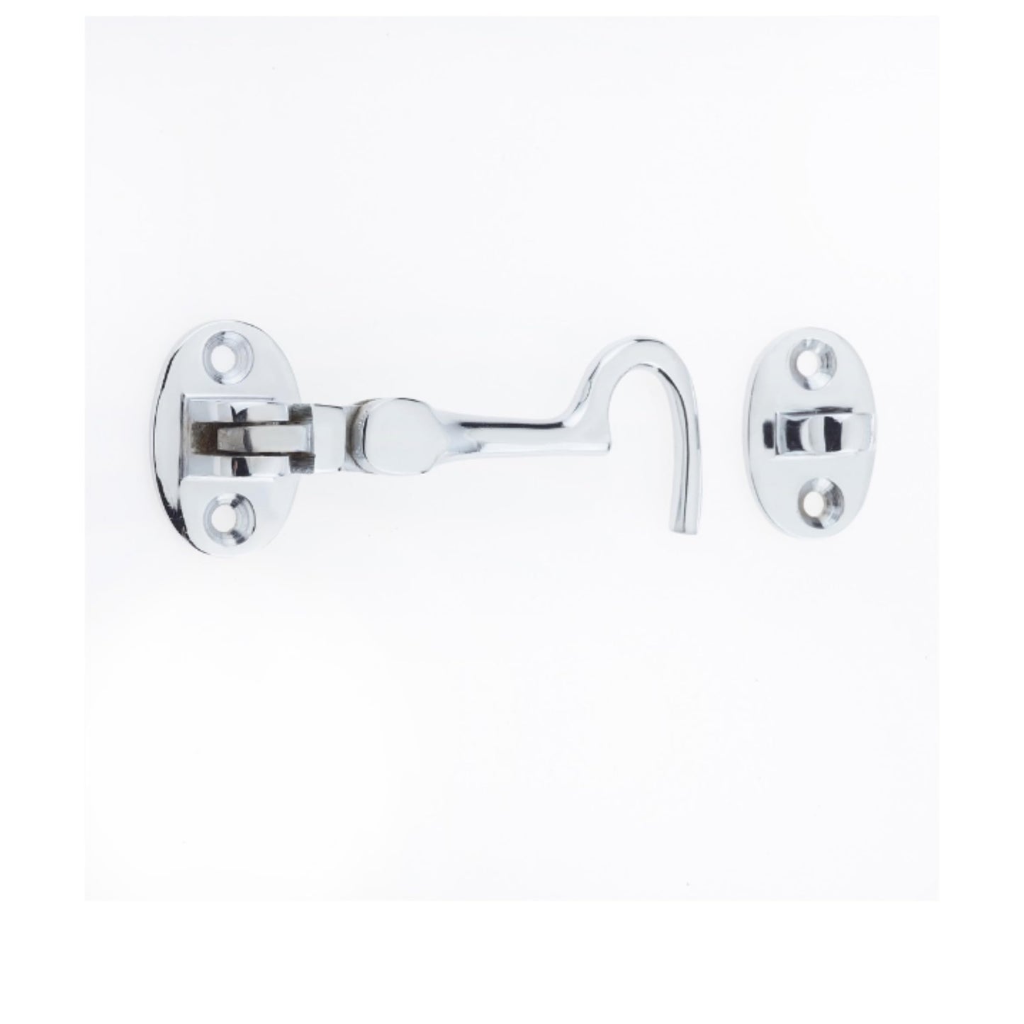 Aretro Solid Brass Cabin Hooks, Traditional and Chrome Finish, 75-150mm (Brass 75mm)