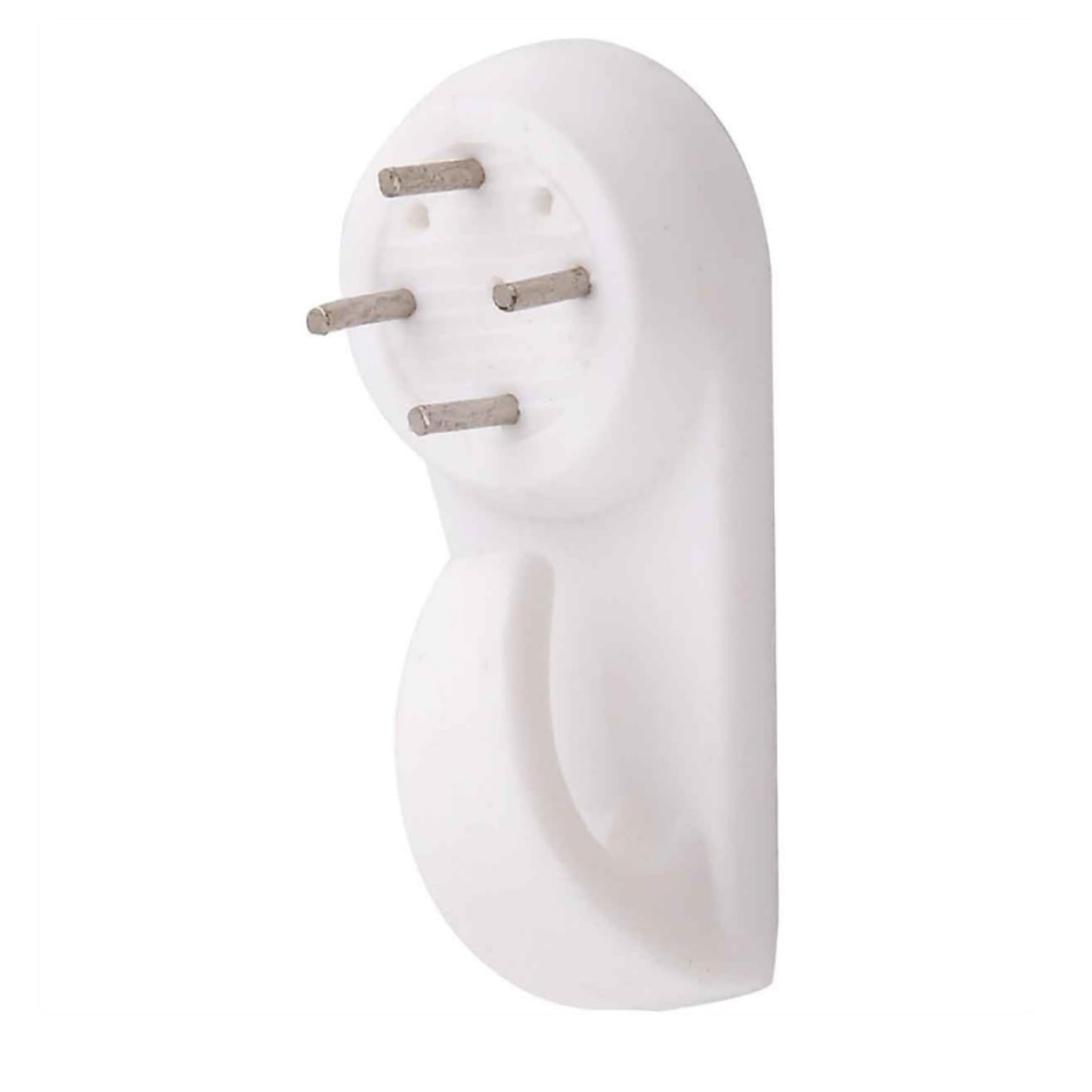 Aretro White Hardwall Picture Hooks Small Medium Large Various Pack Sizes. (6, Medium)
