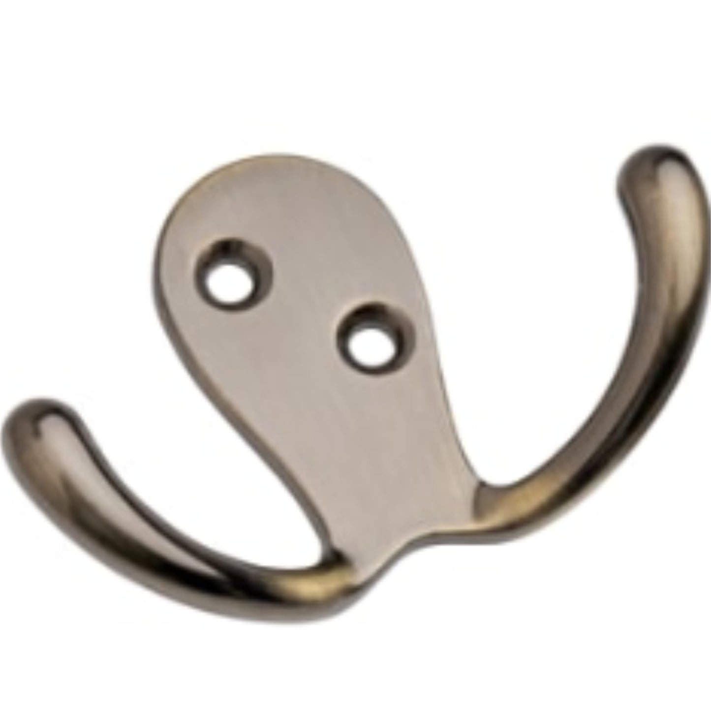 Aretro Hooks Hangers, Double Vertical Heavy Duty, Antique Brass, Robe Hook, Coat Hook, Back of Door, Wall Hanger (Double Vertical Heavy Duty, Antique Brass)