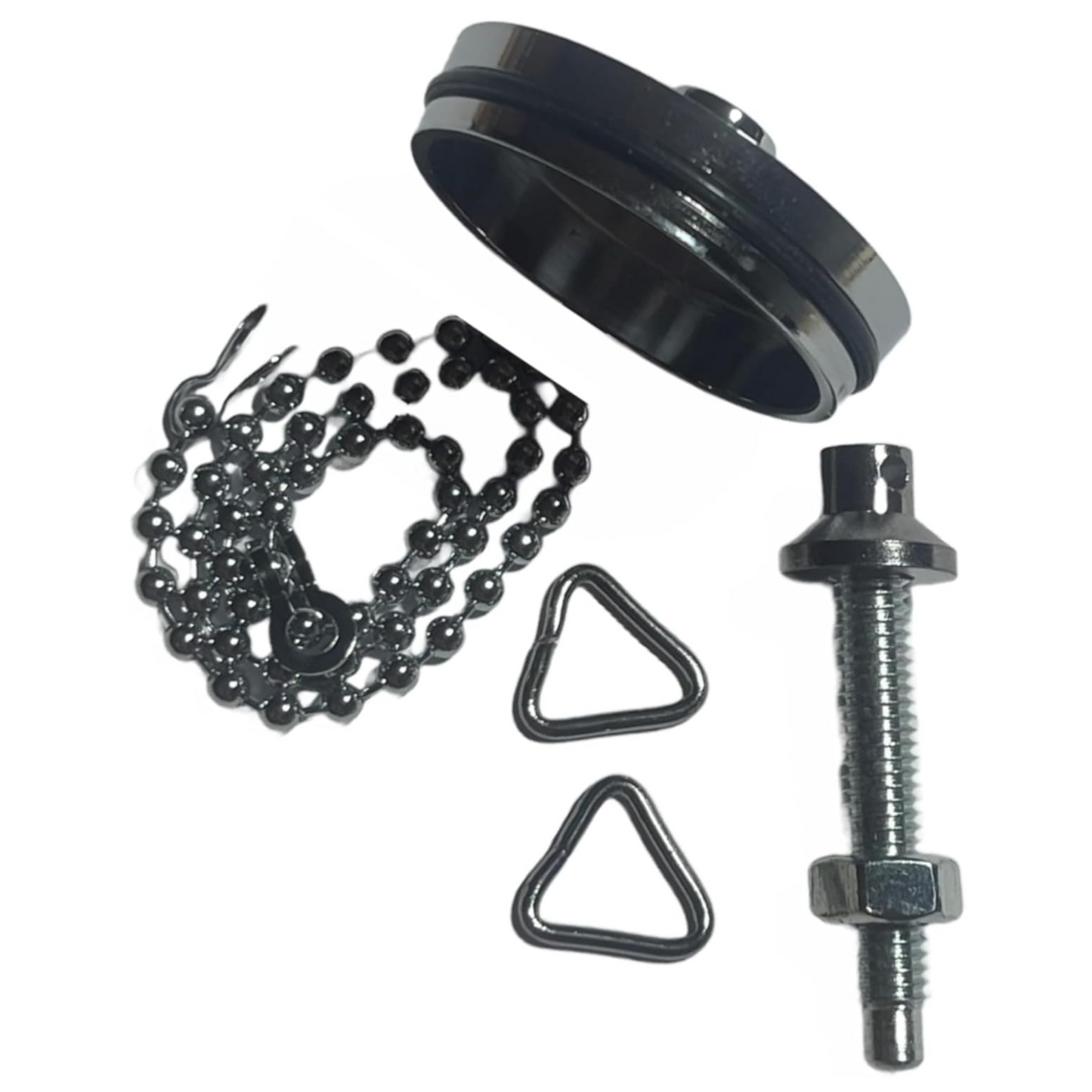 Aretro Chrome Basin Plug with Stay and Ball Chain, 38mm, 300mm Chain Length