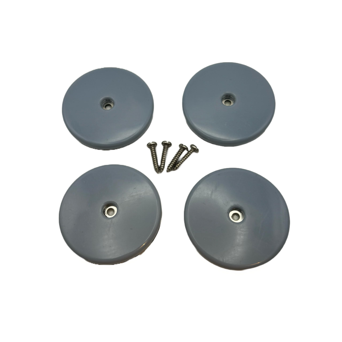 Aretro Furniture Slide Glides Furniture Glides with Screws for Easy Moving on Carpet Hardwood Tile Grey In Colour (8, 24mm)