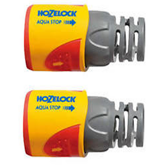 Hozelock 2055 Aquastop Plus Stop Connector Pack of 2
