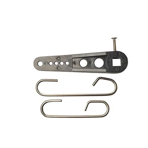 Aretro Toilet Lever Cistern C Links 57mm + 88mm PK2 (Black, Plastic, Matte)