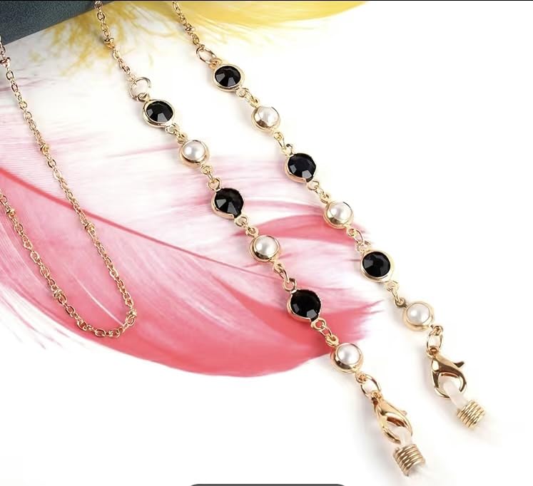 Aretro Glasses Chain Sunglasses Lanyard Bead Glasses Chain
