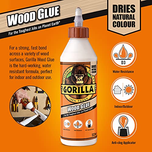 Gorilla Wood Glue 532ml