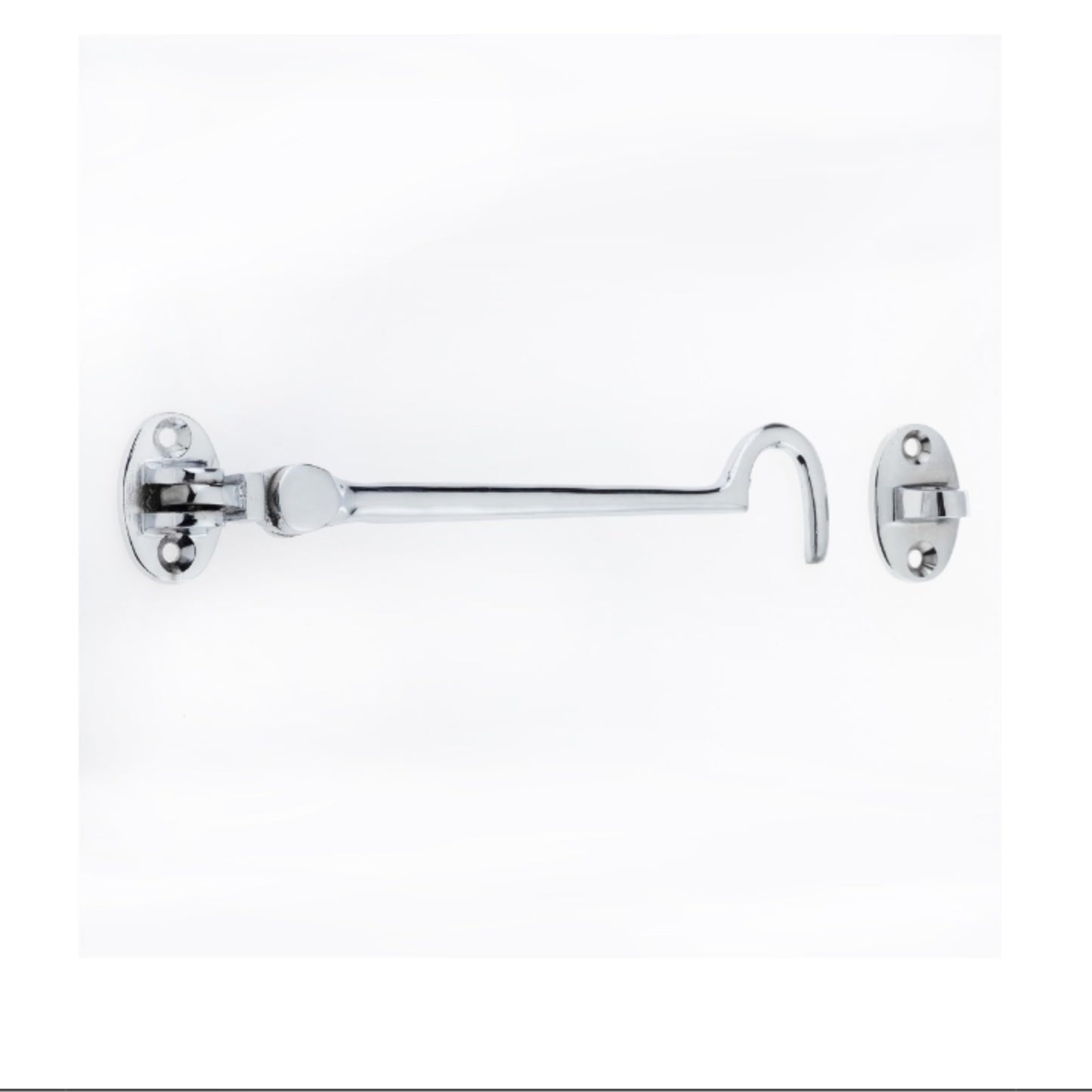 Aretro Solid Brass Cabin Hooks, Traditional and Chrome Finish, 75-150mm (Brass 75mm)