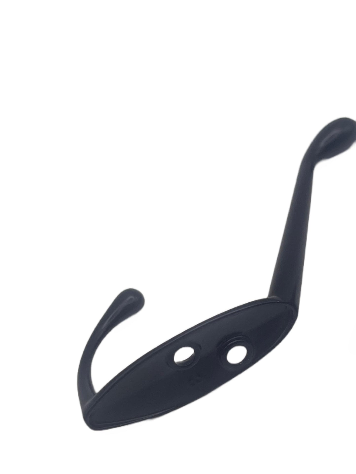 Aretro Hat & Coat Bath Robe Hooks Hanger 85mm Black Metal Screws Included Back of Door Wall Hook 1 Pack of 2