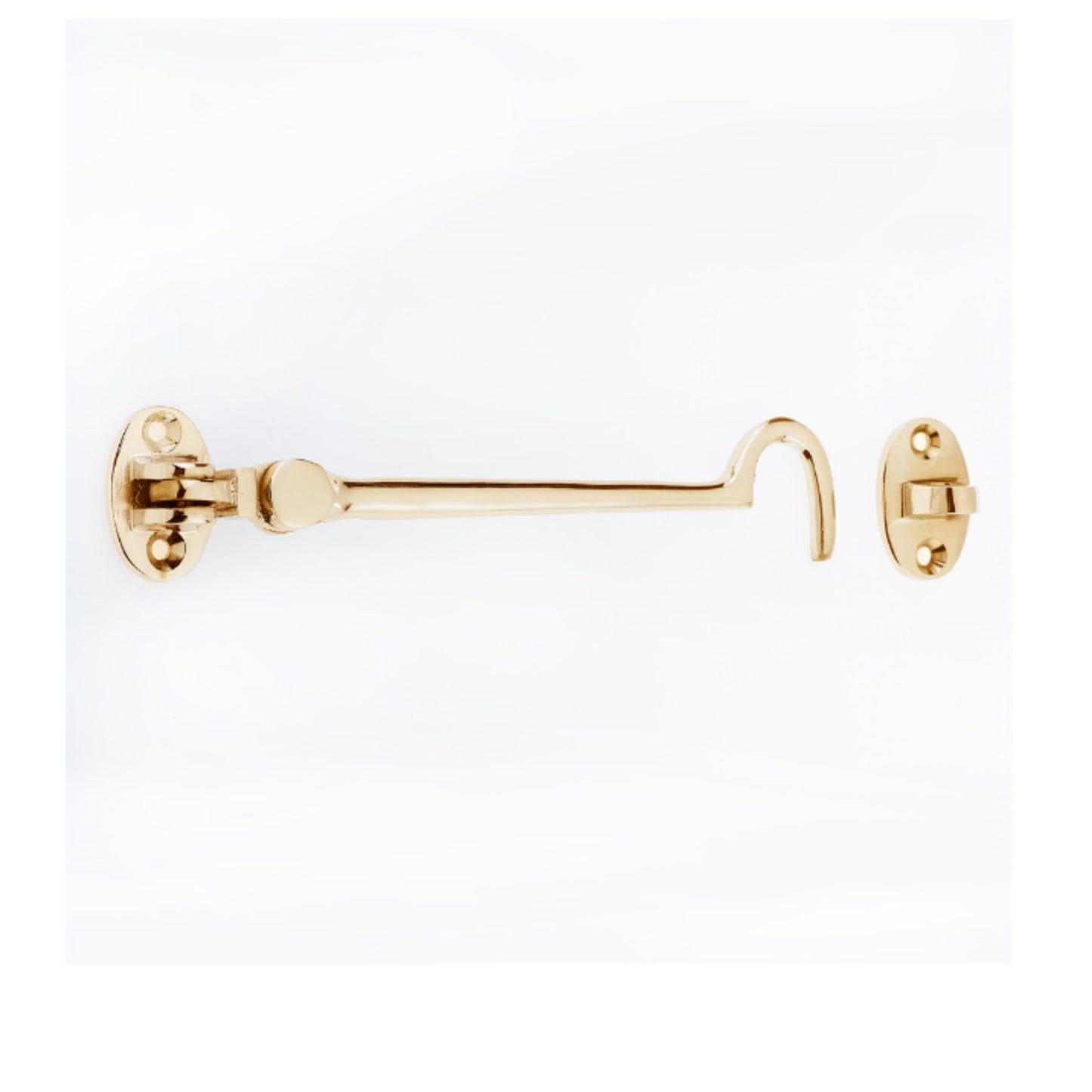 Aretro Solid Brass Cabin Hooks, Traditional and Chrome Finish, 75-150mm (Brass 75mm)