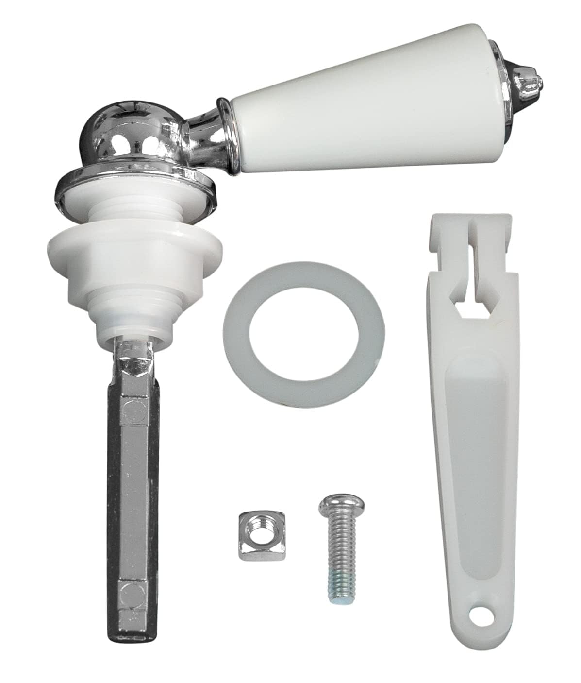 Aretro Toilet Lever Cistern C Links 57mm + 88mm PK2 (Black, Plastic, Matte)