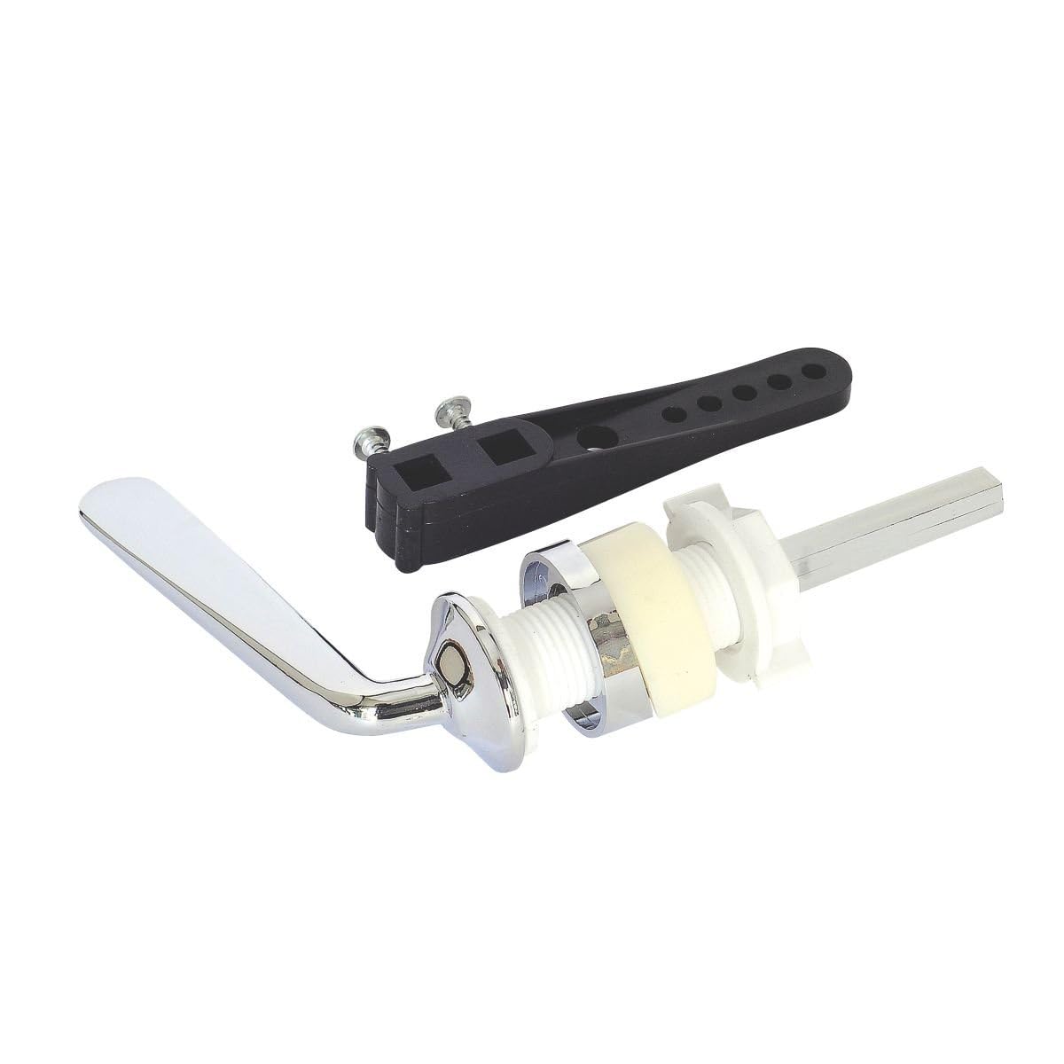 Aretro Toilet Lever Cistern C Links 57mm + 88mm PK2 (Black, Plastic, Matte)