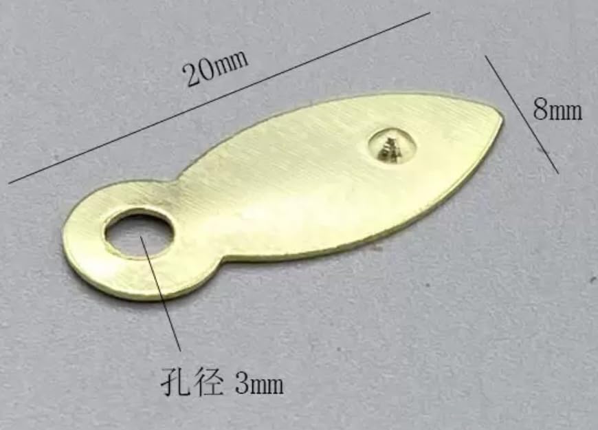 Aretro Picture Frame Turn Buttons with Screws, 1 Pack of 12, Brass Hardware Fasteners for Photo and Art Hanging