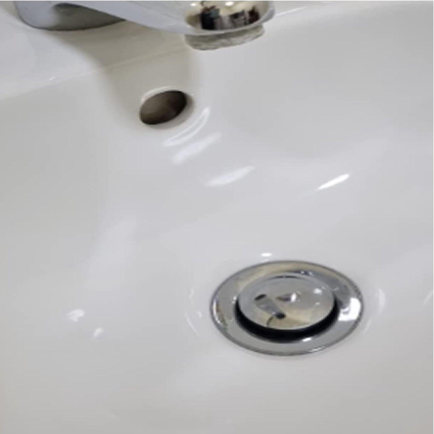 Aretro Chrome Heavy Duty Universal Pop-up 40mm Basin Waste Plug Adjustable Bathrooms Cloakrooms fits most Basins