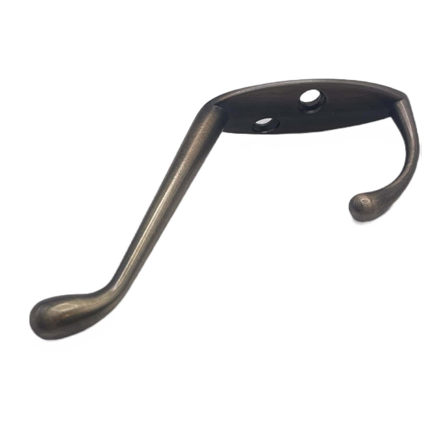 Aretro Hat & Coat Bath Robe Hooks Hanger 85mm Antique Brass Effect Metal Screws Included Back of Door Wall Hook 1 Pack of 2