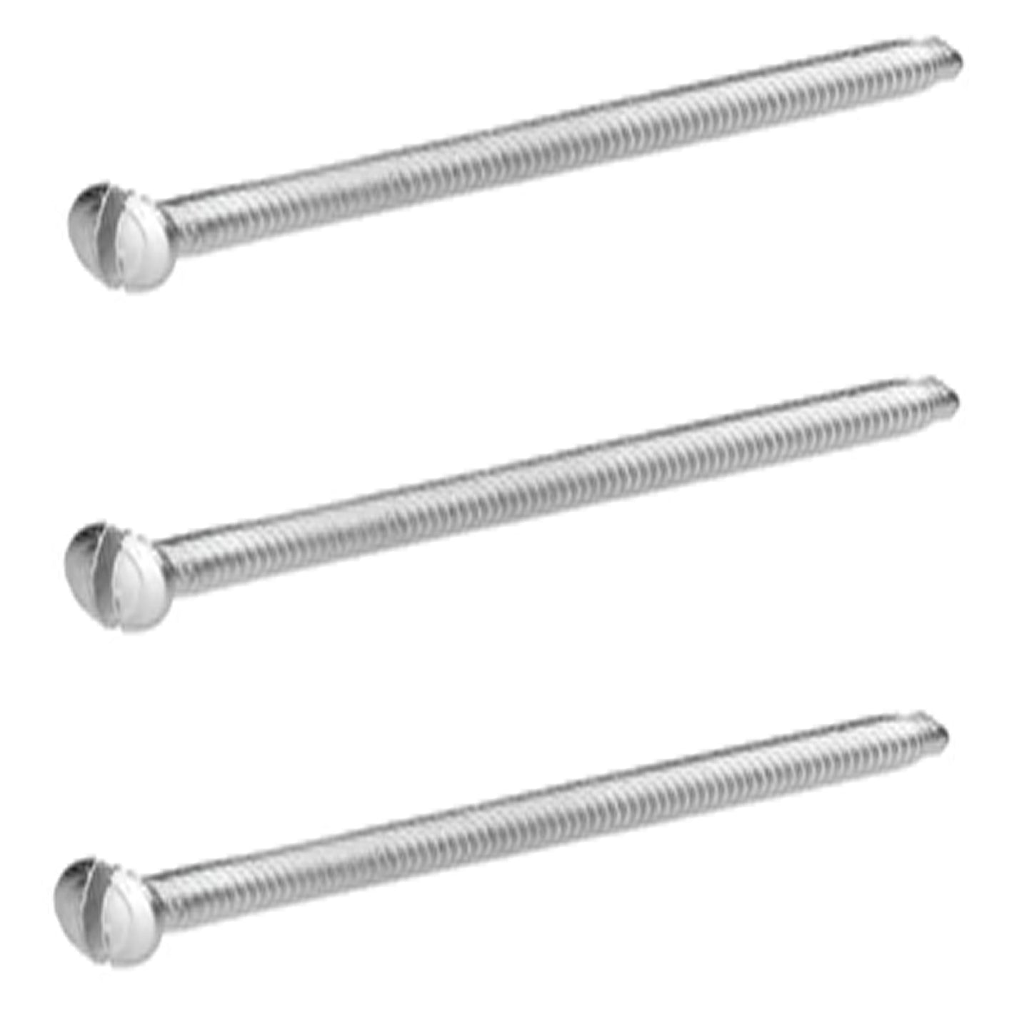 Aretro Pack of 20 M3.5 30mm Electrical Machine Screws for Light Switch & Plug Sockets Bright Zinc Plated Plated Slotted Head DIY (30mm)