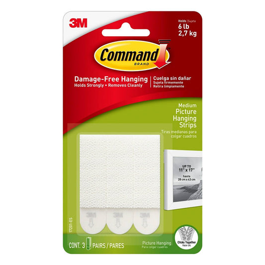 Command 3M Removable Interlocking Fastener Adhesives