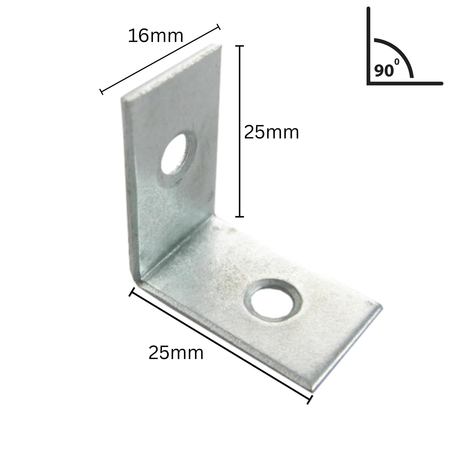 Aretro Corner Braces, Brass and Zinc Plated, 19mm-150mm, for Right Angle Timber Joining (Brass Zinc Plated 19mm Pkt 10)