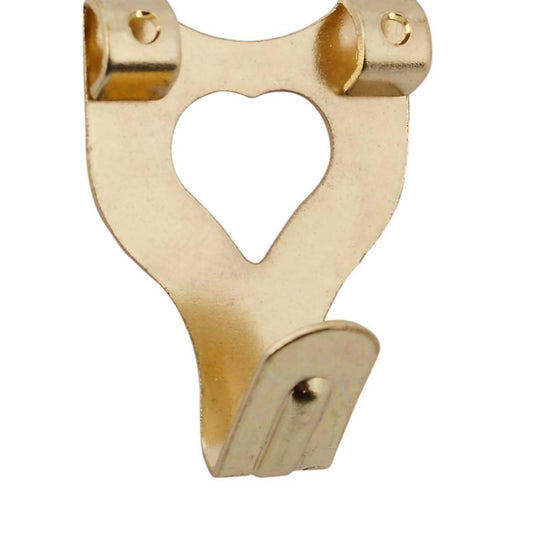 Aretro Brass Plated Picture Hanging Hooks Pictures Mirrors (Small, 6, Count)