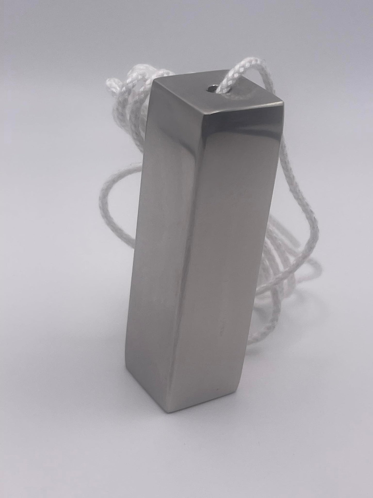 Aretro Rectangular Modern Stainless Steel (Silver Effect) Light Pull 65x19mm with 1.4m Pull Cord