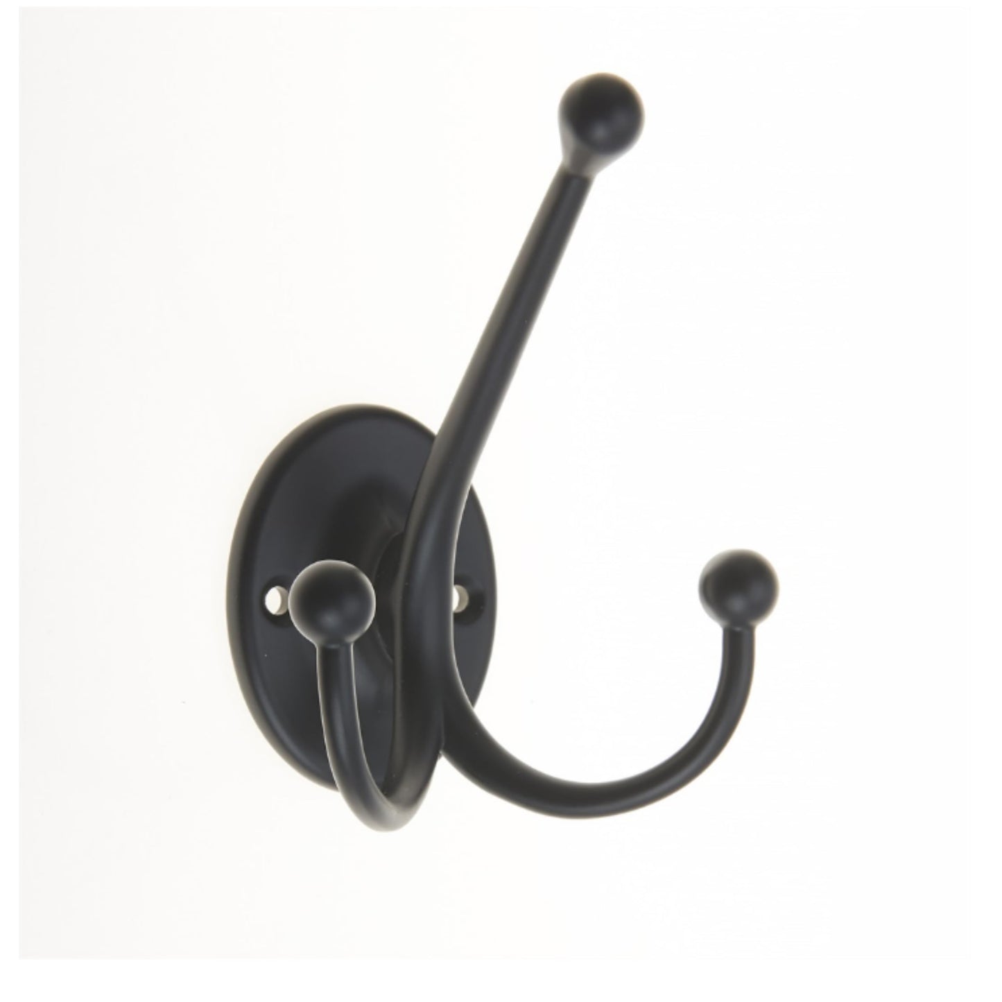 Aretro Hooks Hangers,Large Modern, Matt Black, Robe Hook, Coat Hook, Back of Door, Wall Hanger (Large Modern, Matt Black)