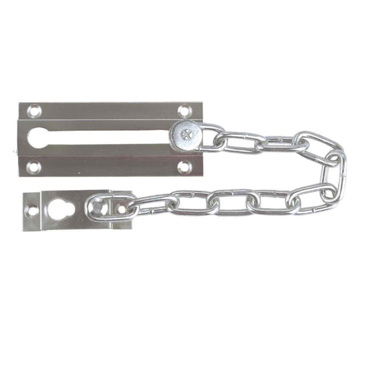 Aretro Door Chain Standard Lockable Chrome Brass (Standard, Brass Plated)