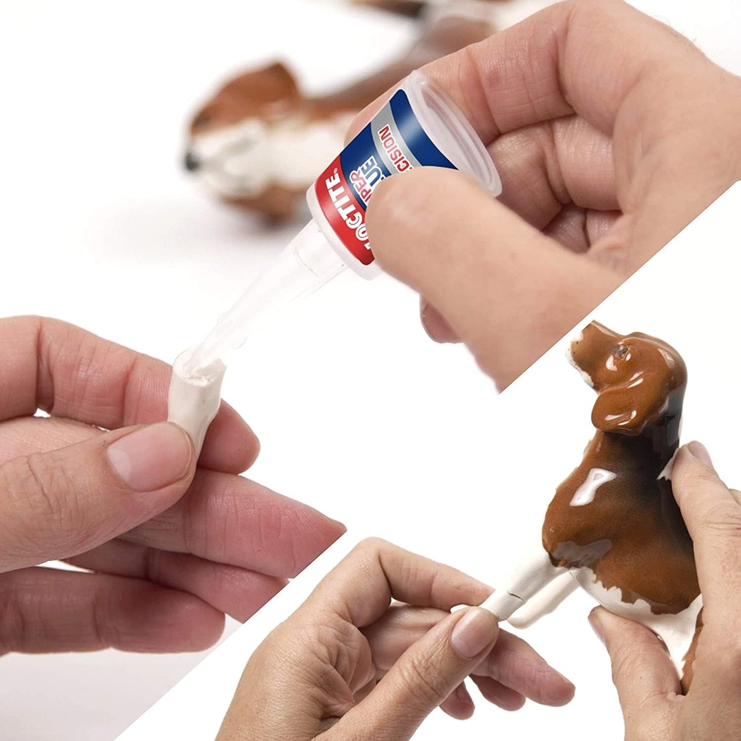 Loctite Precision Max, Strong All Purpose Liquid Adhesive, Accurate Repairs, Instant Super Glue for Various Materials, Easy to Use Clear Glue, 1 x 10g