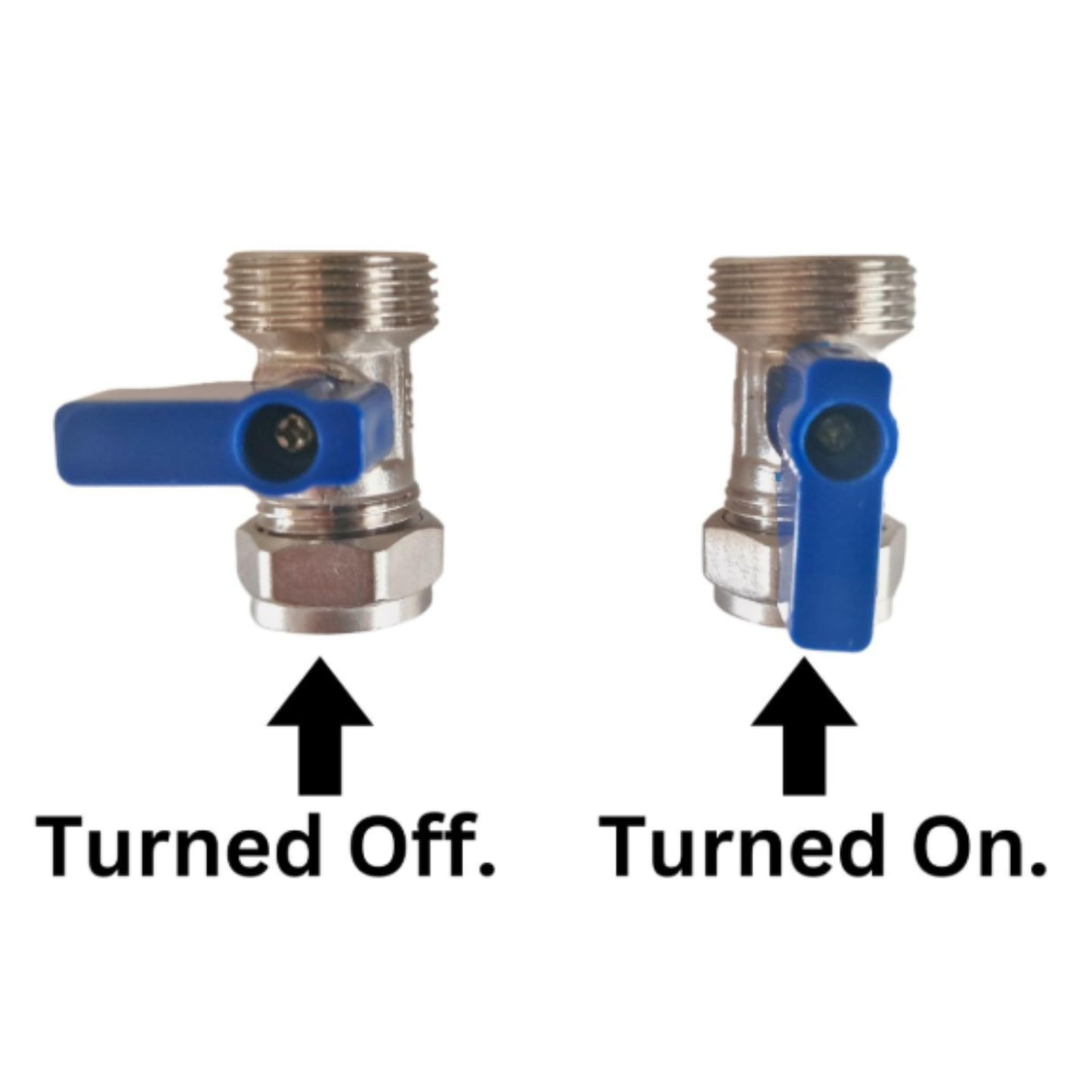 Aretro Quality Washing Machine 'Y' Piece Connector White Inlet Splitter (Y Piece 3/4 BSP (26.44mm))