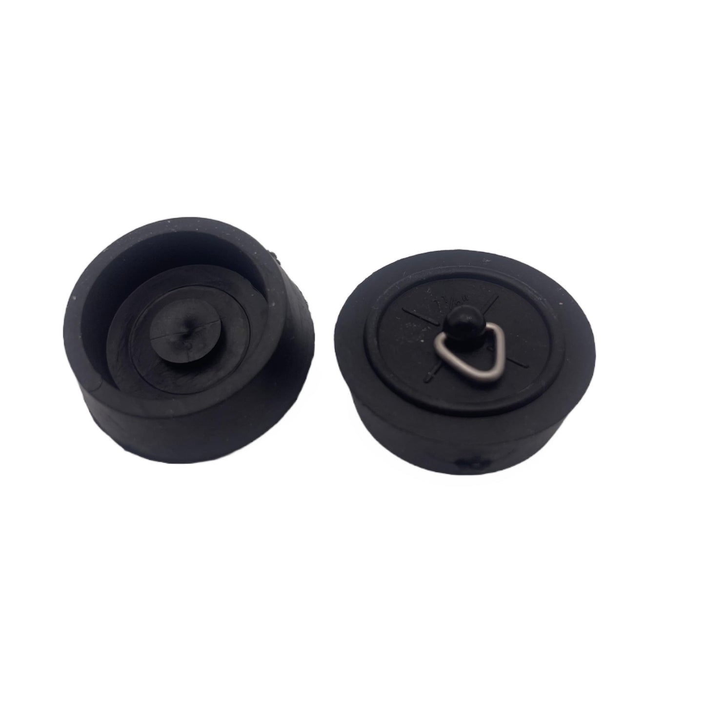 Aretro Universal ONE SIZE FITS ALL Bath Sink Basin Rubber Stopper Plug Drain Stopper Plug 1 1/2' 38mm to 2' 51mm, White (1 pack of 1)