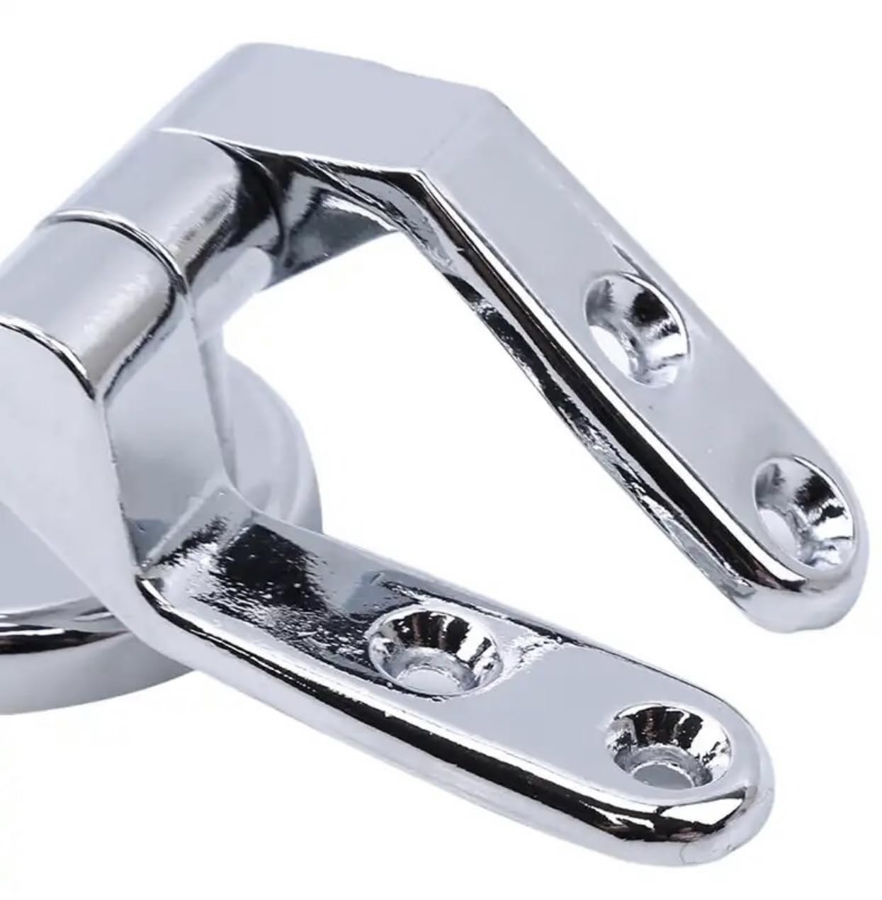 Aretro Universal Brass Gold Effect Standard Close Metal Wooden Toilet Seat Hinges