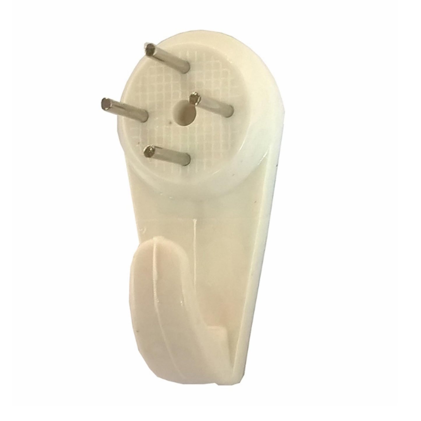 Aretro White Hardwall Picture Hooks Small Medium Large Various Pack Sizes. (6, Medium)