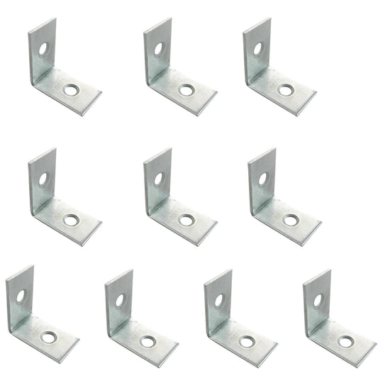 Aretro Corner Braces, Brass and Zinc Plated, 19mm-150mm, for Right Angle Timber Joining (Brass Zinc Plated 19mm Pkt 10)