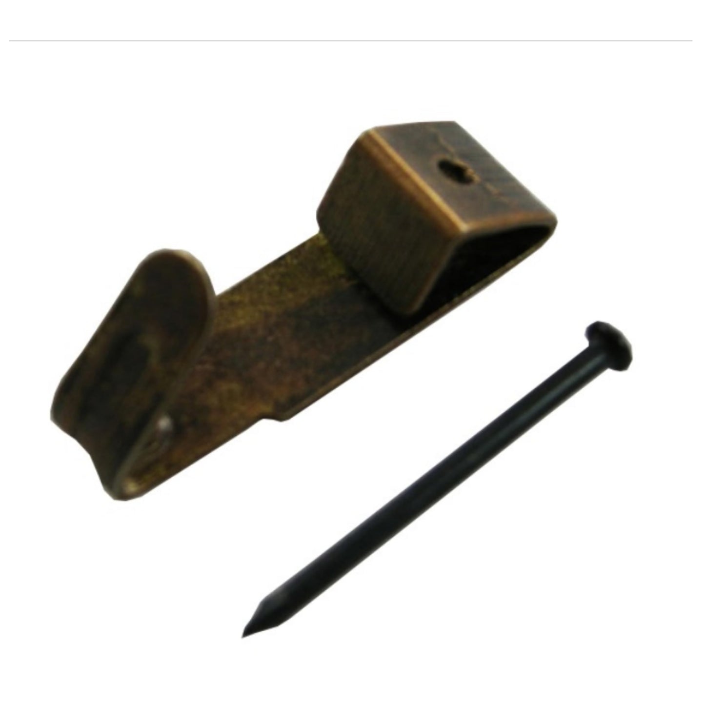 Aretro Picture Hanging Hooks Antique Brass Small Large (Large Pack of 3)