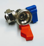 15mm x 3/4" Angled Washing Machine Valve
