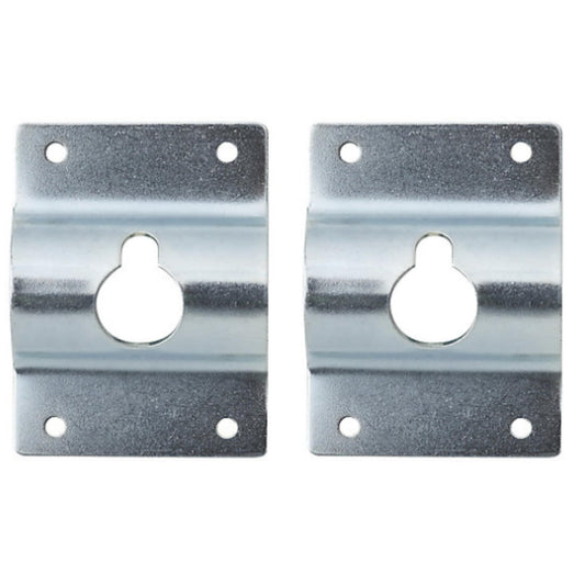 Aretro Mirror Picture Hanger Mount, Zinc Plated Steel, 2 Pack, 4-Hole Design