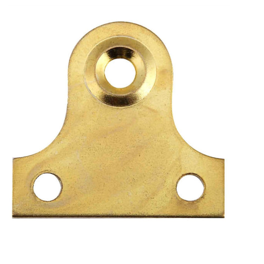Aretro Picture Frame Brackets & Slot Brackets Brass Plated Various Sizes (30mm Frame Brackets, pkt 5)