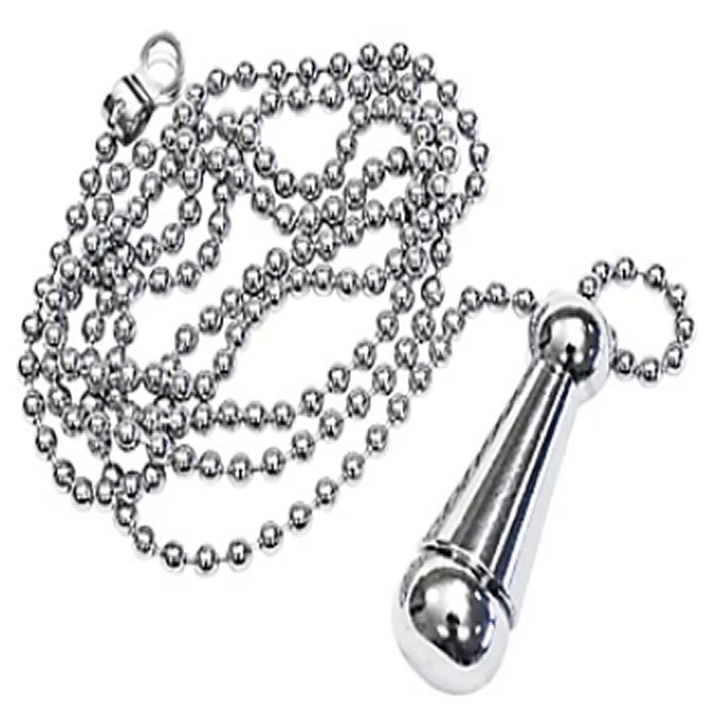 Aretro Chrome Metal Light Pull Cord Chain with 800mm Ball Chain Bathroom Toilet Bedside Lamp Ceiling Light Fan Switch Blind Handle Weight