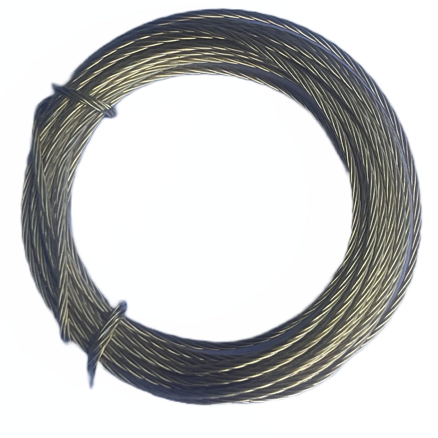 Picture Metal Wire Heavy Duty 2m Brass Plated Photo Frame Hanging Wire for Mirrors Clock Art Work PK1 10kg Breakweigt