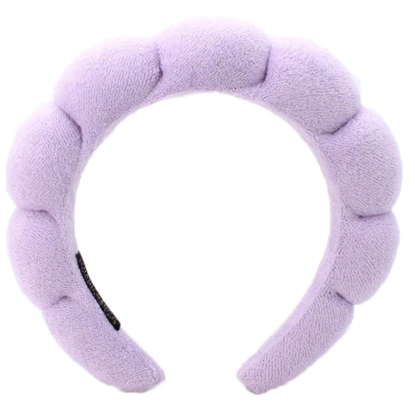 Aretro Cloud Shaped Soft Padded Non Slip Head Band Plush Wide Brimmed Makeup Band terry Cloth Soft (Baby Blue)