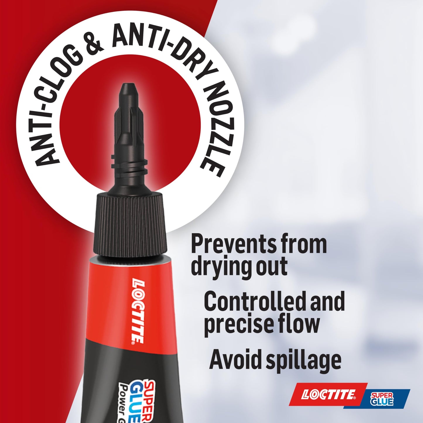 Loctite Mini Trio Power Gel, Strong Super Glue Gel for Repairs, All Purpose Adhesive for Flexible Materials, Easy to Use Clear Glue, 3 x 1g