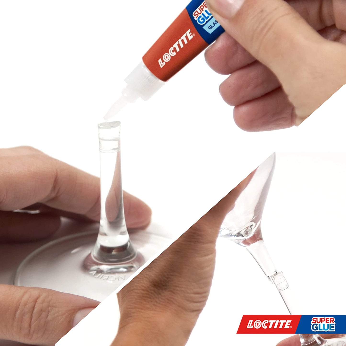 Loctite Glass Bond, Quality Glass Glue, Instant Super Glue for Glass, Easy to Use and Durable Clear Glue for Long-Term Reusability, 1 x 3g