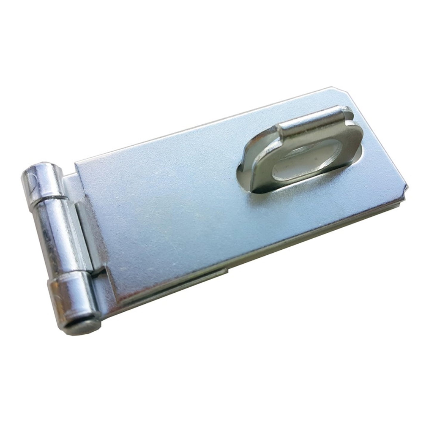 Aretro Safety Hasp & Staple 75mm Silver Zinc Plated Gate Shed Secure Lock (Zinc Plated, 75mm)