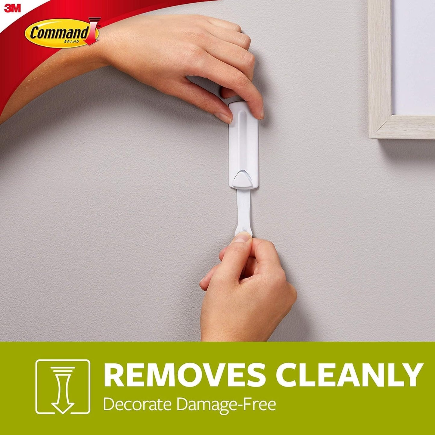 Command 17048-ES Metal Universal Picture Hanger - Damage Free Hanging - For Pictures, Frames, Mirrors and Clocks - Holds up to 3.6 kg