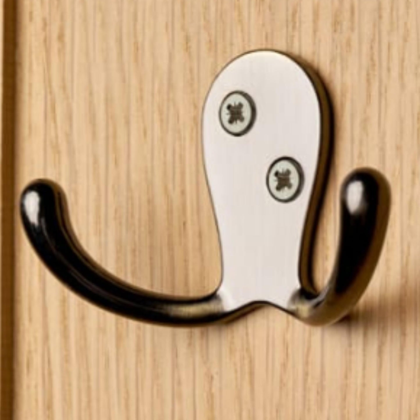 Aretro Hooks Hangers,Large Modern, Matt Black, Robe Hook, Coat Hook, Back of Door, Wall Hanger (Large Modern, Matt Black)