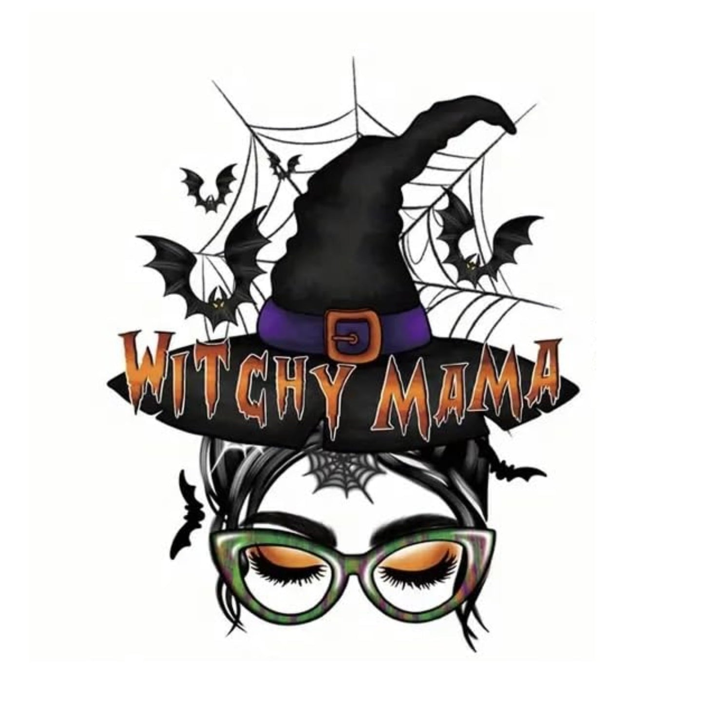 Aretro Heat Transfer Iron On Stickers Pumpkin Festival Patches for Clothing Printing Various Prints (Spooky Season)