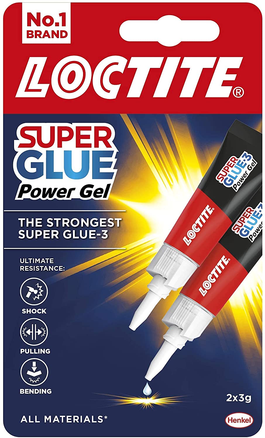 Loctite Super Glue Power Gel Duo 2x3g
