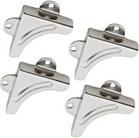 Mirror Corner mounting Bracket Mirror Hanging Kit 1 Pack of 4 satin nickel