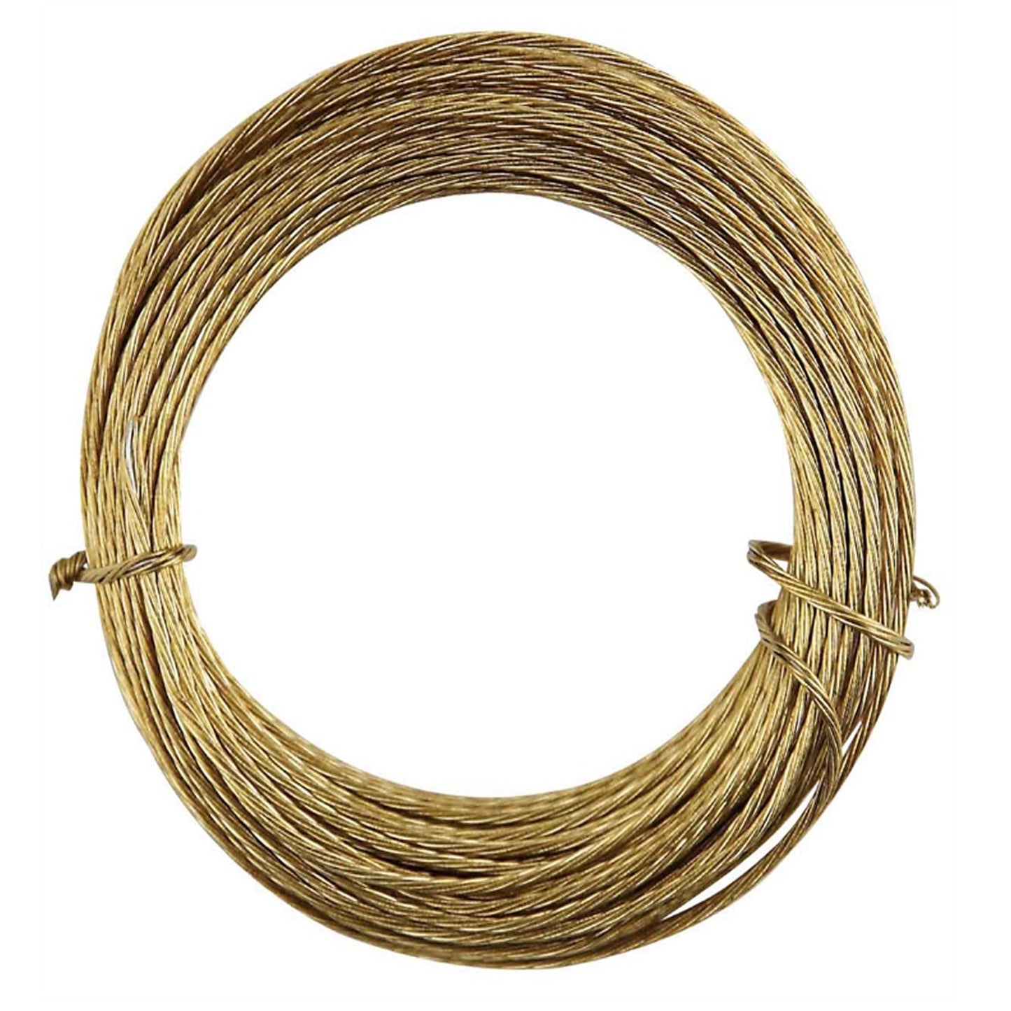 Aretro 19 Piece Medium Brass Plated Picture Hanging Kit Includes 6m Wire, Hooks Hangers, Screw Eyes, Pins for Frames, Mirrors, Canvas Max Load 4kg (6m Medium Kit)