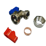 15mm x 3/4" Angled Washing Machine Valve