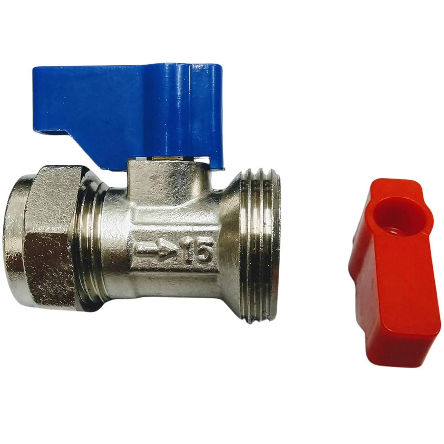 Aretro Chrome 15mm x 3/4" Straight, Elbow, T, Y Piece Washing Machine, Dishwasher Connector, Tap, Valve