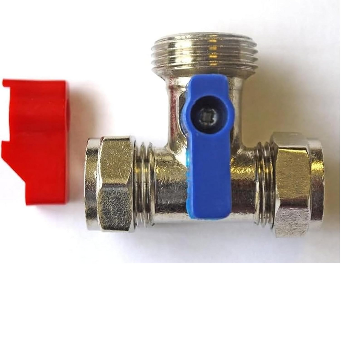 Aretro Chrome 15mm x 3/4" Straight, Elbow, T, Y Piece Washing Machine, Dishwasher Connector, Tap, Valve